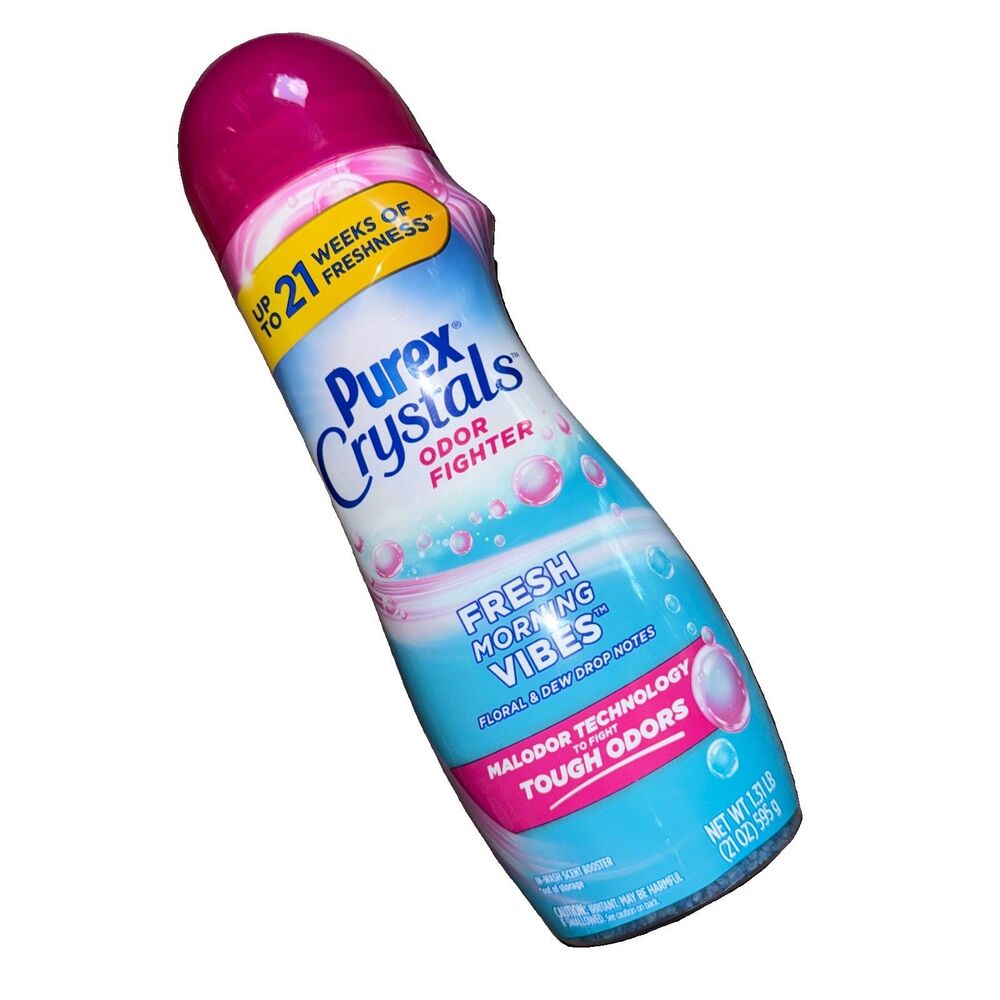 Purex Crystals In-Wash Fragrance and Scent Booster Fresh Morning Vibes 21 Ounce